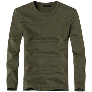 2019 Elastic Mens T-Shirt V-Neck Long Sleeve Men T Shirt For Male Lycra And Cotton T-Shirts Man Clothing TShirt Brand Tees