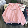 Winter Women Clothing Long Sleeved Print Letter Harajuku Blackpink Women Hoodies Sweatshirt Fashion Pocket Lady Pullover Female