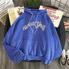 Winter Women Clothing Long Sleeved Print Letter Harajuku Blackpink Women Hoodies Sweatshirt Fashion Pocket Lady Pullover Female