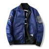 Men Bomber Jacket Slim Male Wear Casual Windbreaker Man Pilot Jacket with Patches Green Thin Mens Coat Outwear Clothing,ZA267
