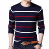 Pullover Men Brand Clothing 2020 Autumn Winter Wool Slim fit Sweater Men Casual Striped Pull Jumper Men