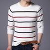 Pullover Men Brand Clothing 2020 Autumn Winter Wool Slim fit Sweater Men Casual Striped Pull Jumper Men