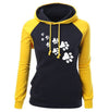 2018 Autumn Winter Fleece Women's Sportswear Harajuku Print CAT PAWS Cartoon Kawaii K-pop Clothing Streetwear Hoodies Sweatshirt